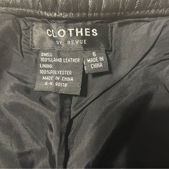 Black leather slacks - Picture 7 of 9